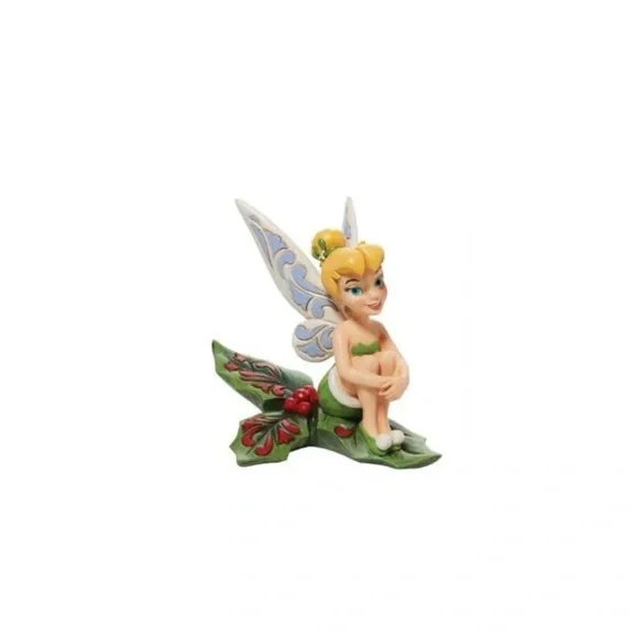 Disney Tinkerbell Sitting On Holly - Picture 3 of 9